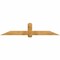 Ekena Millwork Eugene Rough Sawn Timber Gable Bracket, Western Red Cedar, 84"W x 17"H x 6"D x 6"F, 5/12 Pitch GBW084X17X0606EUG00RWR - alternate 1